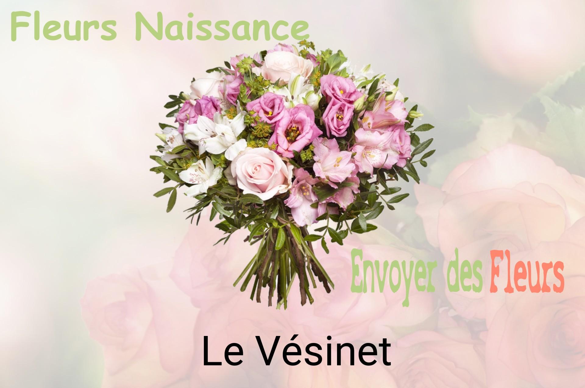 Bouquet de fleurs de naissance livré à Le Vésinet