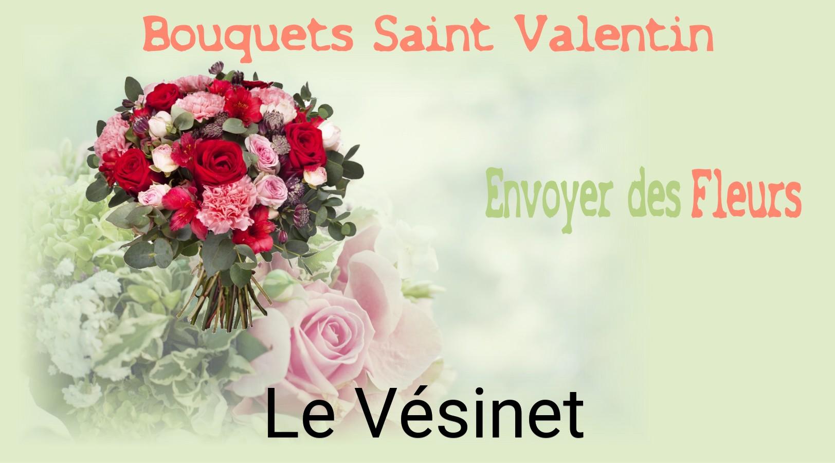 Roses de Saint-Valentin livrées à Le Vésinet